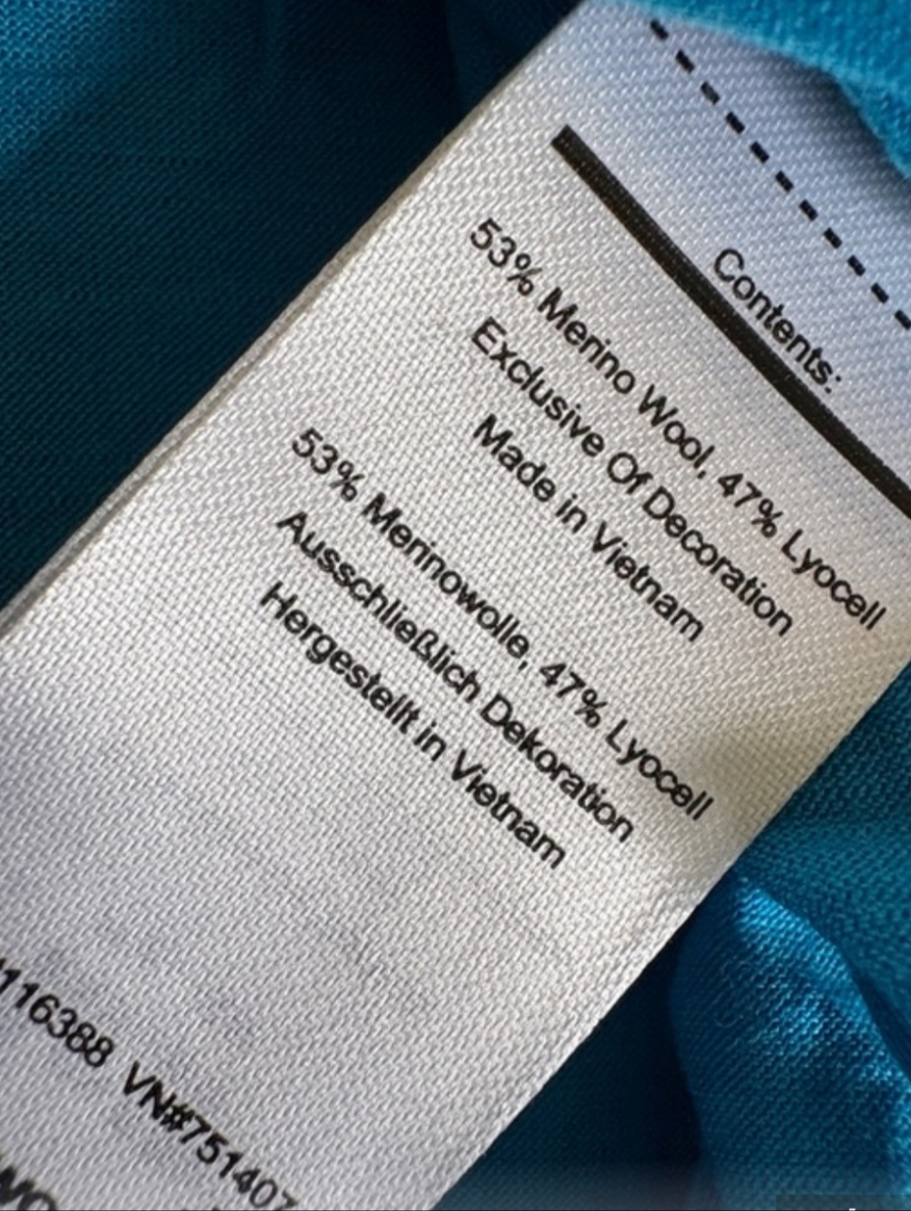 Smartwool womens merino sport 120 Short Sleeve Crew Shirt - Blue Size Large - Picture 3 of 4